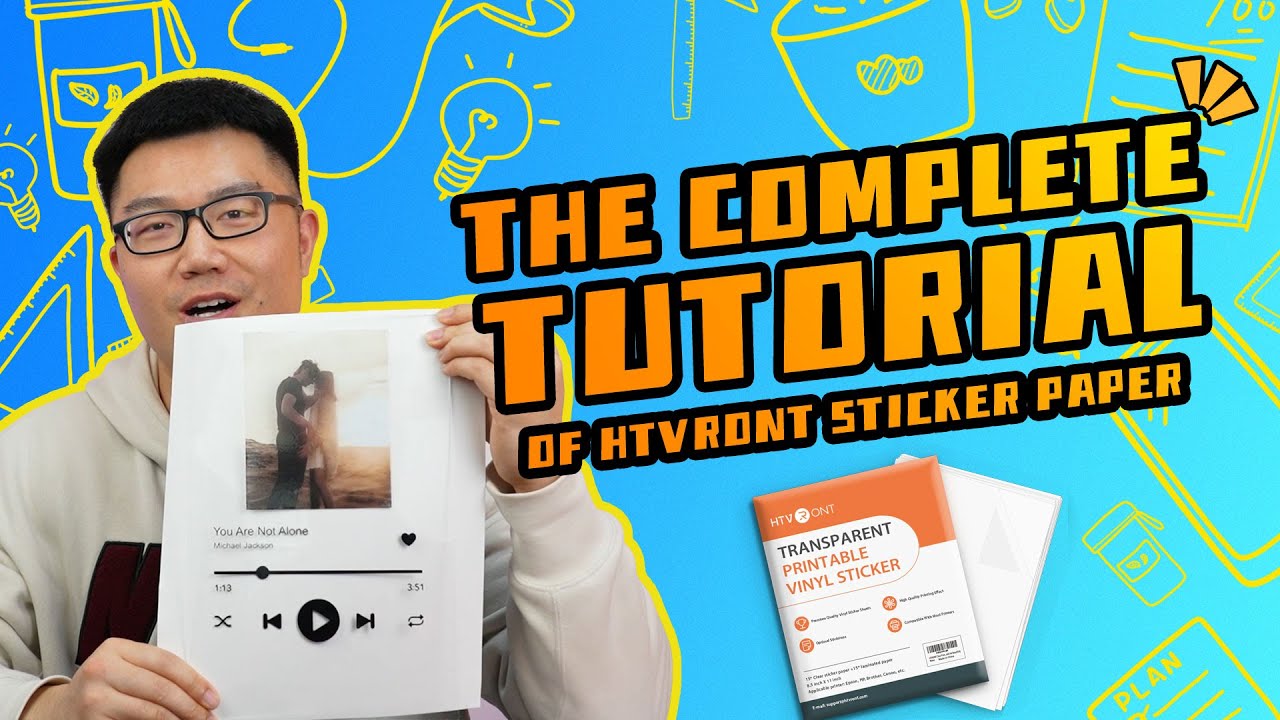 The Complete Tutorial of HTVRONT Sticker Paper