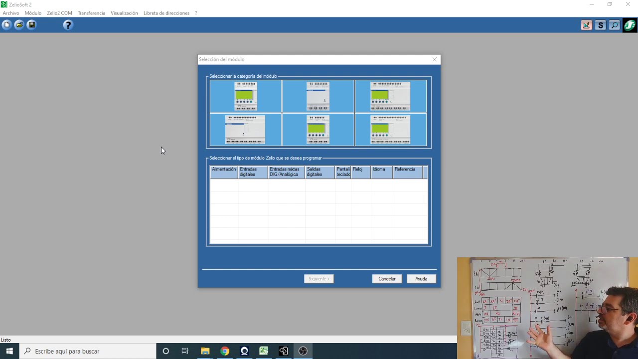 Ejercicio de automatización electroneumática con programación Ladder, parte 2 (simulación)