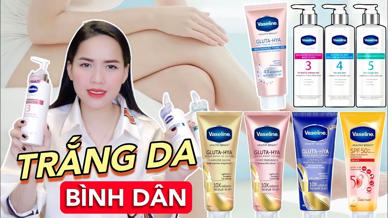 [REVIEW] 8 DƯỠNG THỂ VASELINE BÌNH DÂN |  [Video có chứa Affiliate Marketing]