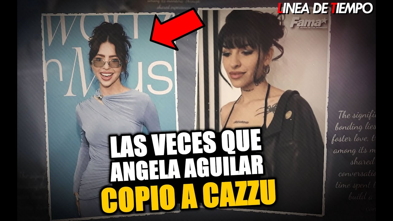 10 veces que &Aacute;ngela Aguilar fue acusada de copiar a Cazzu y Belinda