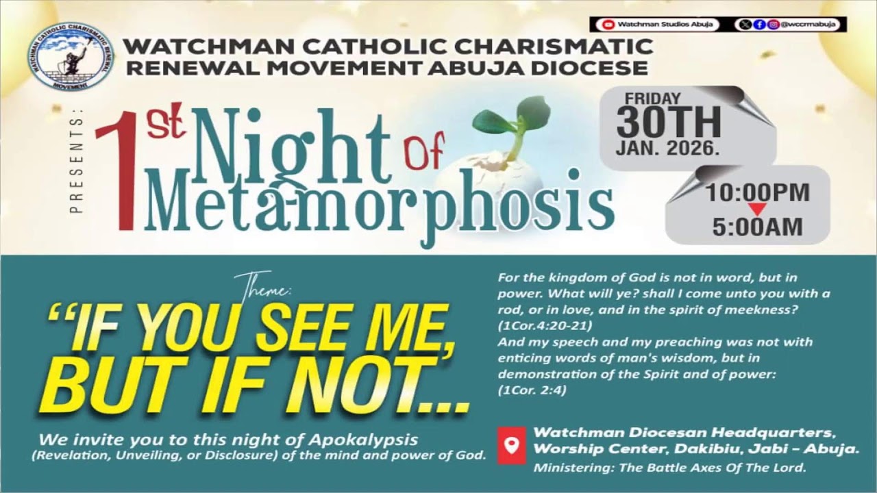 1ST NIGHT OF METAMORPHOSIS 2026