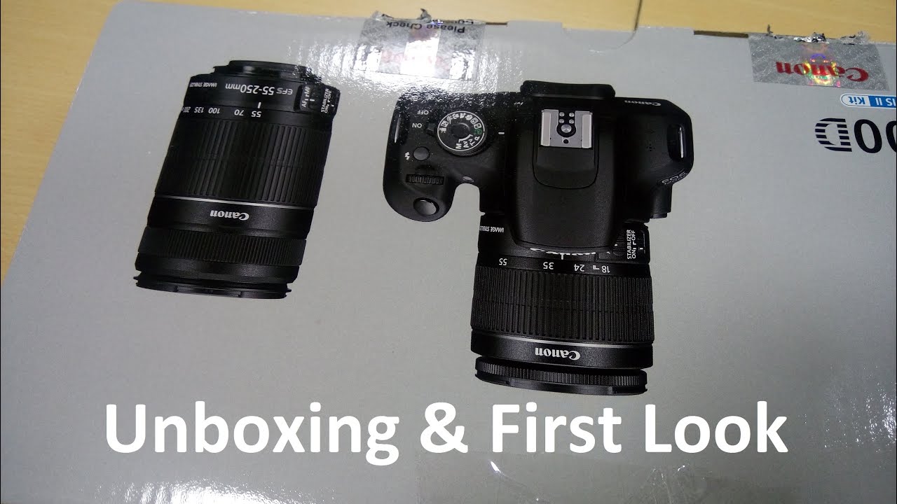 [Hindi - हिन्दी] Canon EOS 1200D DSLR Camera Unboxing and First Look