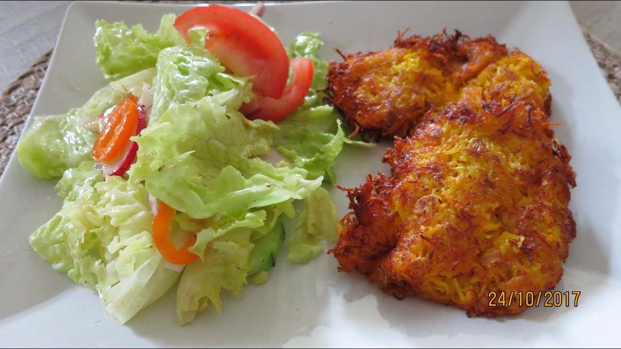 Kürbis Kartoffelpuffer