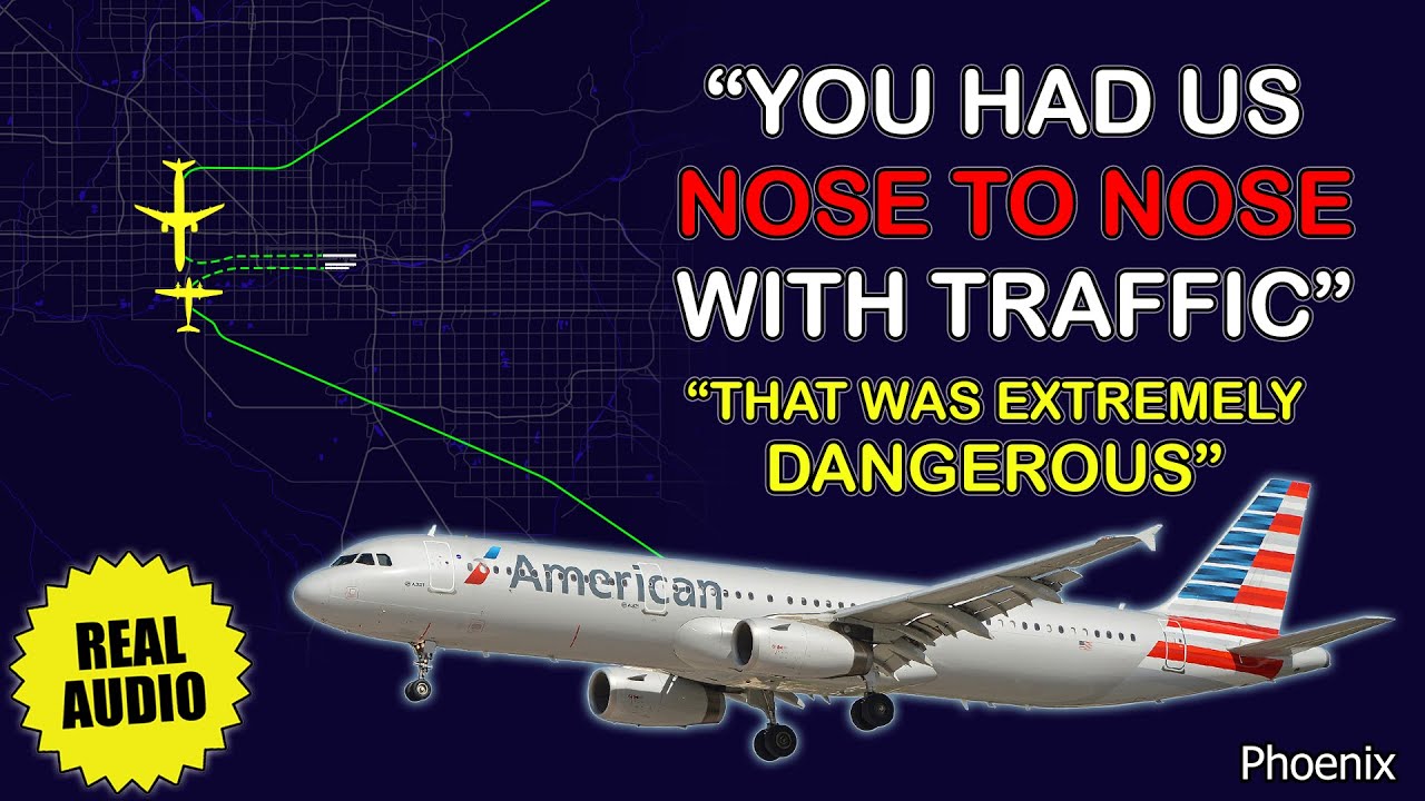 “Nose to nose with traffic”. “Extremely dangerous” situation on approach to Phoenix. Real ATC