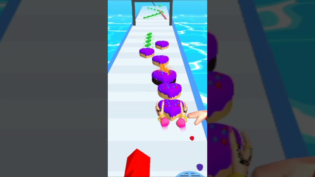 Pancake Rush Game 💪Funny Gameplay 02 with Oggy and Jack #shorts #gaming