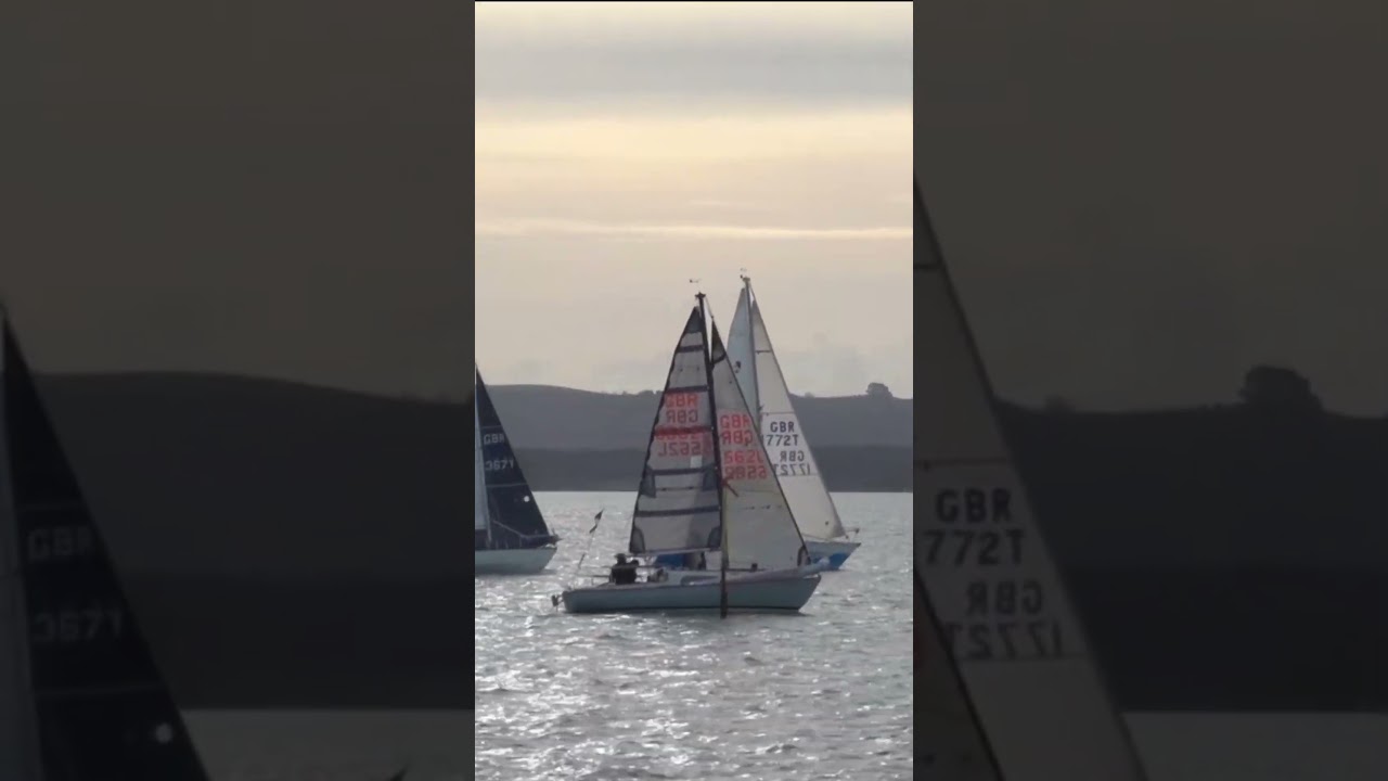 Winter sailing at Poole Yacht Club #sailing