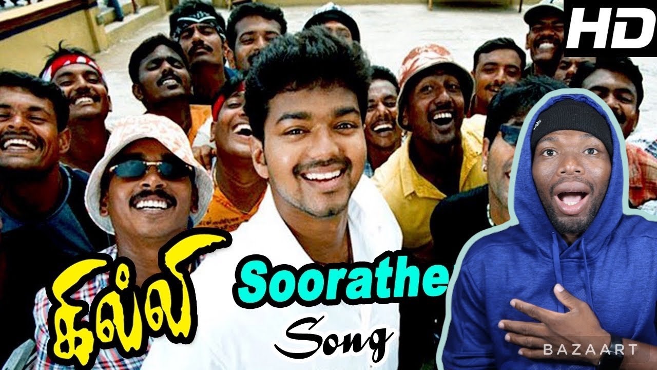Ghilli Video Song | Ghilli Songs | Soora Thenga Adra Video Song | Vijay Songs | Vijay Dance REACTION