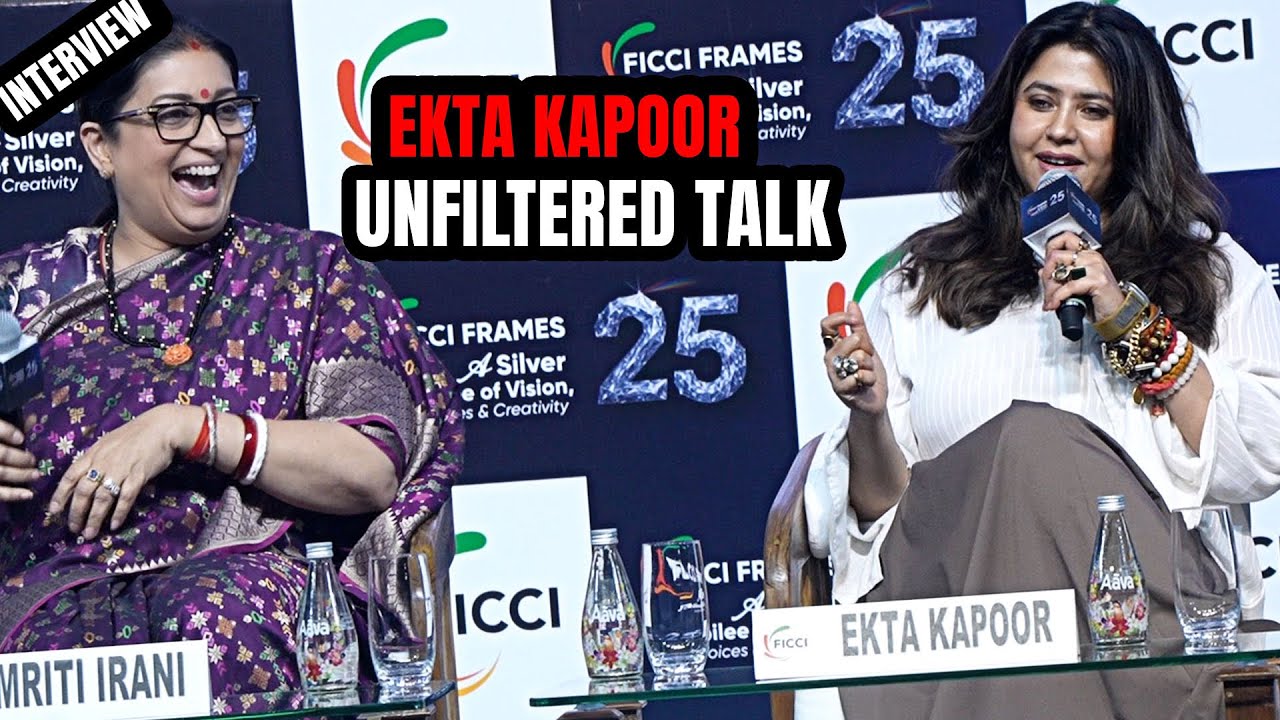 Ekta Kapoor Unfiltered at FICCI Frames 2025 | Must-Watch Interview!