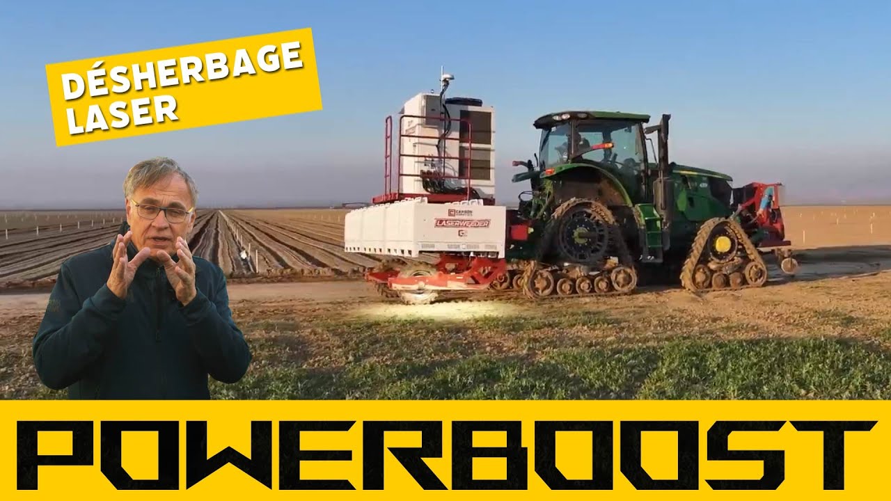 L’incroyable laser qui brûle les mauvaises herbes !