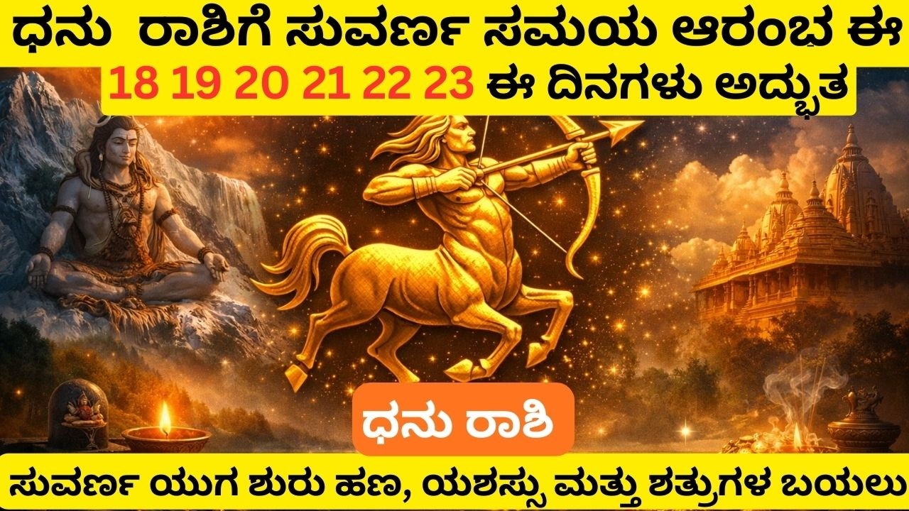 ಧನುರಾಶಿ ಯುಗಾದಿ ವಿಶೇಷ ಫಲಗಳು 2026 | ಗ್ರಹ ಬದಲಾವಣೆಗಳು ನಿಮ್ಮ ಜೀವನವನ್ನು ಹೇಗೆ ಬದಲಾಯಿಸುತ್ತವೆ? money stocks
