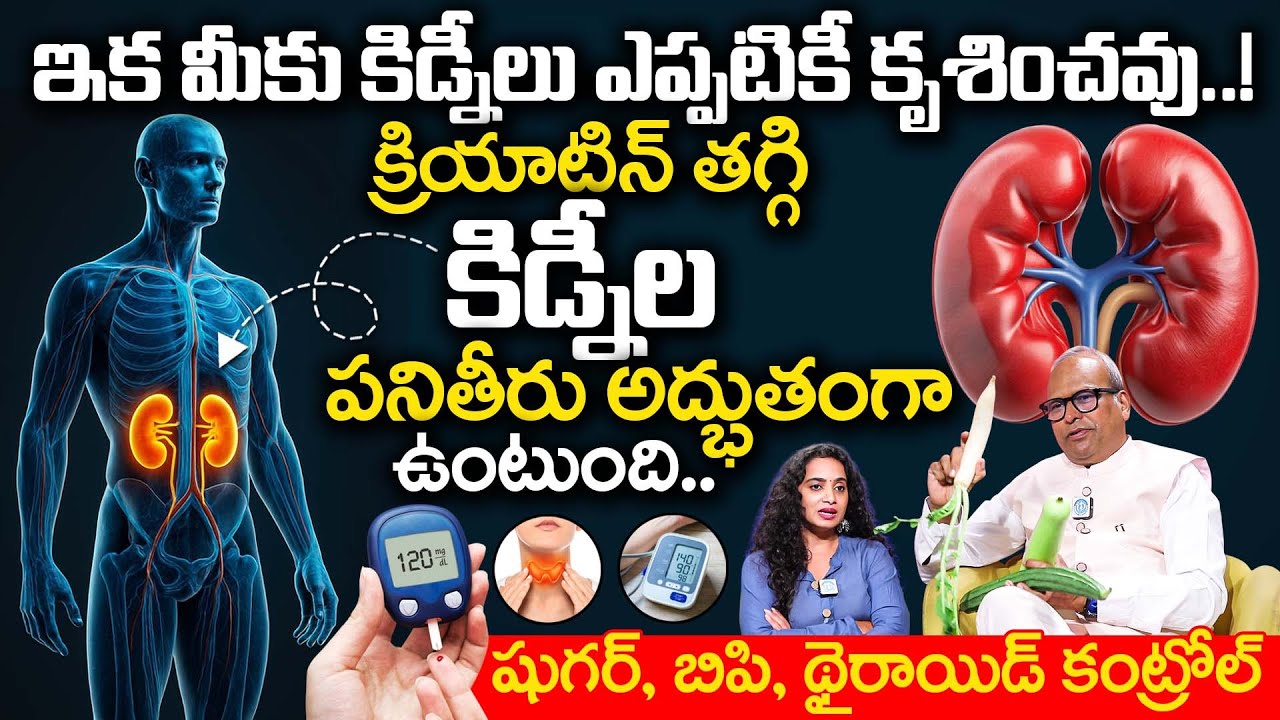 ఇక మీకు కిడ్నీలు ఎప్పటికీ కృశించవు.! | Healthy Kidneys | Dr. G. Srinivas Gupta | iDream Health