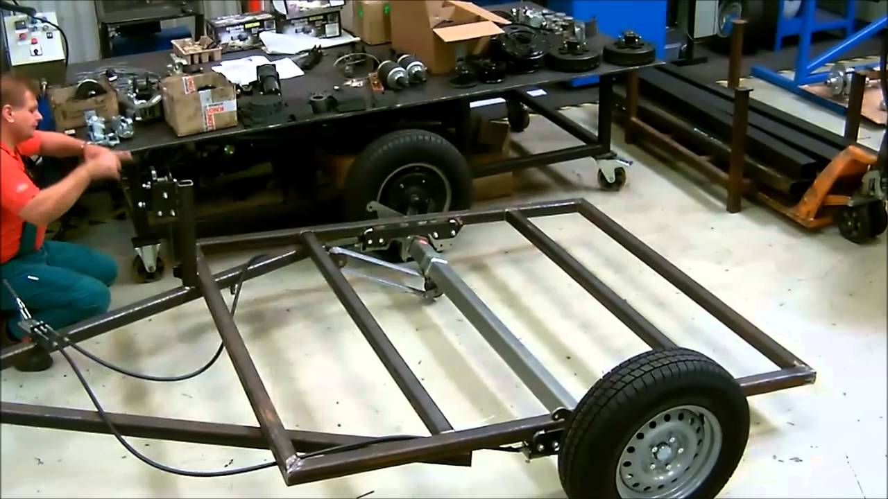 Autóflex-Knott kézi süllyeszthető utánfutó rendszer / lowering system / Absenkbare Achse 4