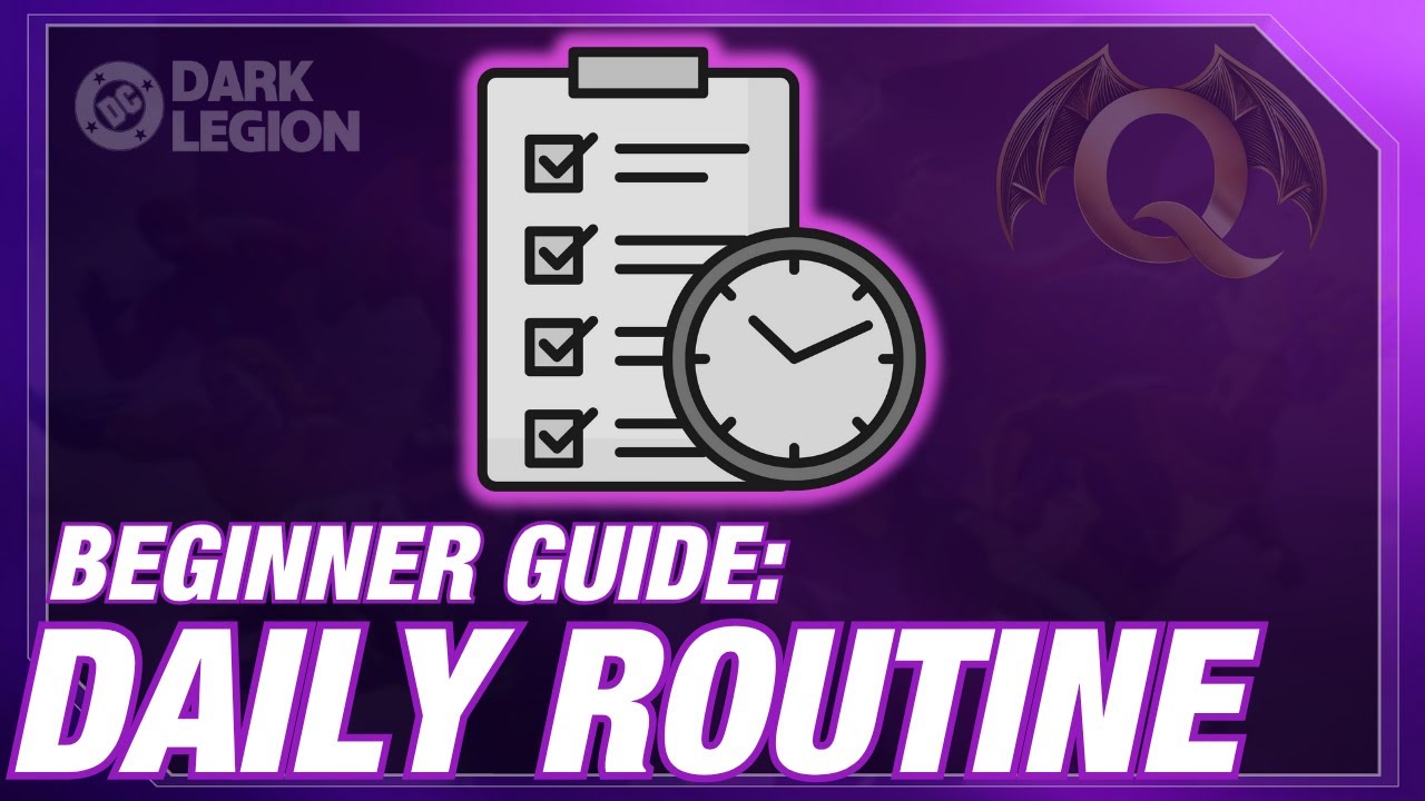 The BEST Daily Routine for Beginners! | DC: Dark Legion