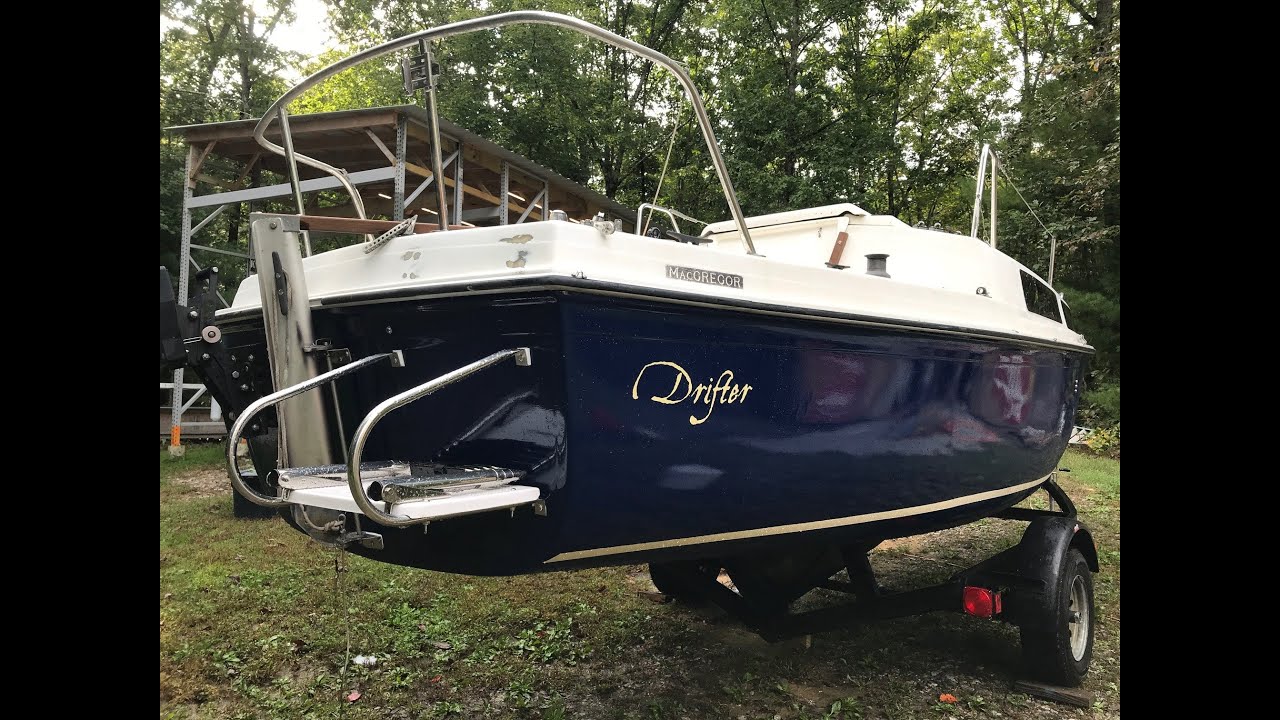 Refitting SV Drifter Ep 9: Installing a swim ladder and re-bedding the transom fittings Macgregor 25