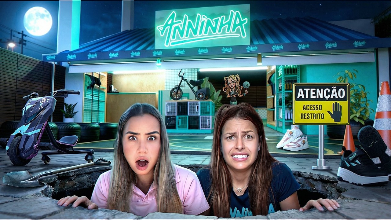 PASSAMOS A NOITE NA NOVA LOJA DOS STUDIOS ANNINHA! *24 Horas