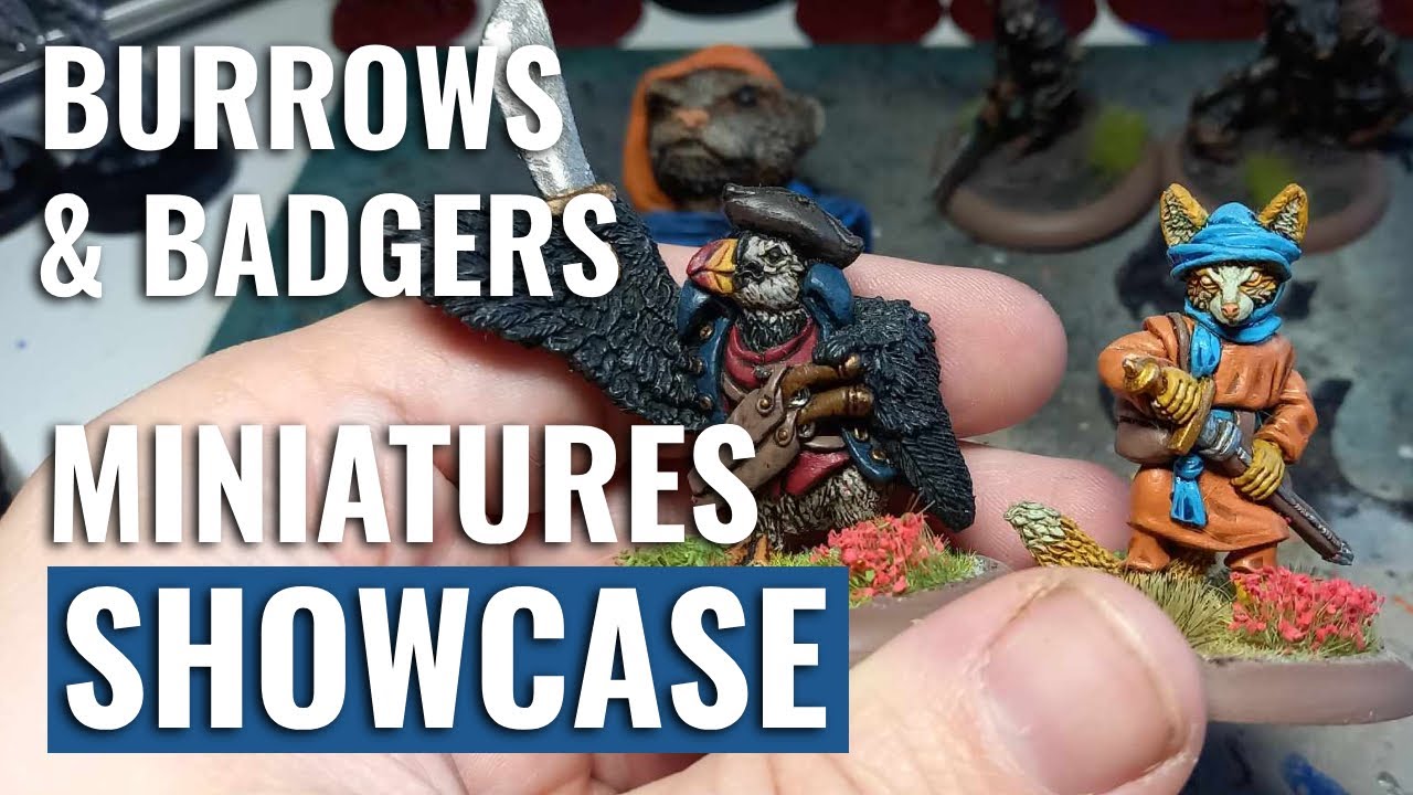 Burrows & Badgers Miniatures Showcase | What's In My Collection?
