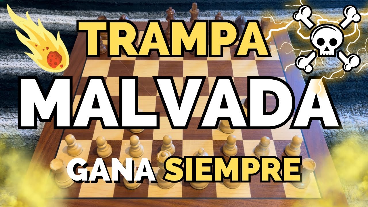 TRAMPA BRUTAL para GANAR RÁPIDO en AJEDREZ🔥😱