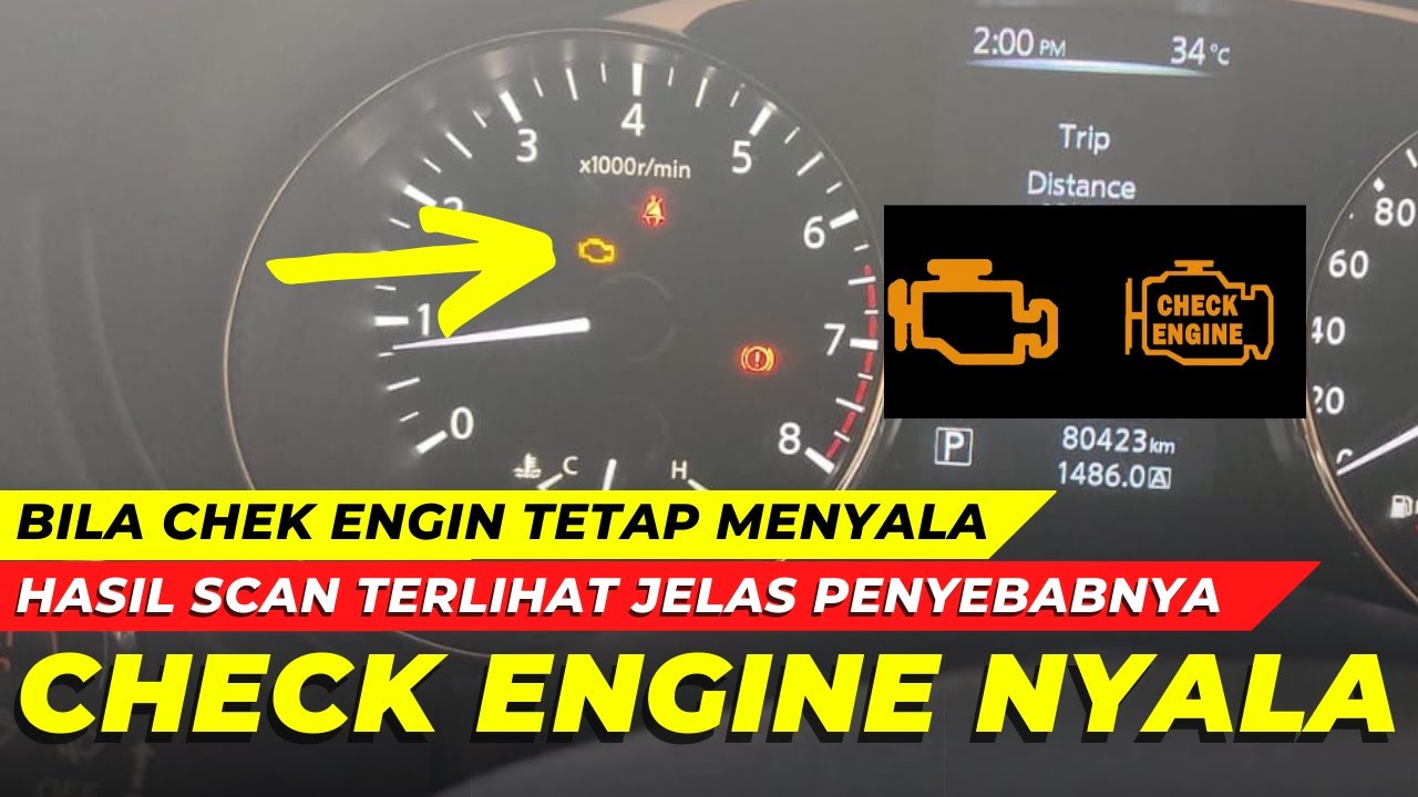 Check engine nyala scan pakai Autel MX 808s