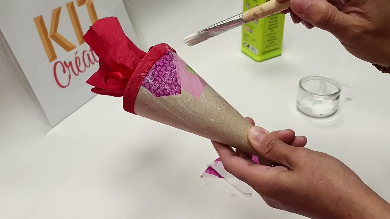 Technique du vernis colle DECOPATCH