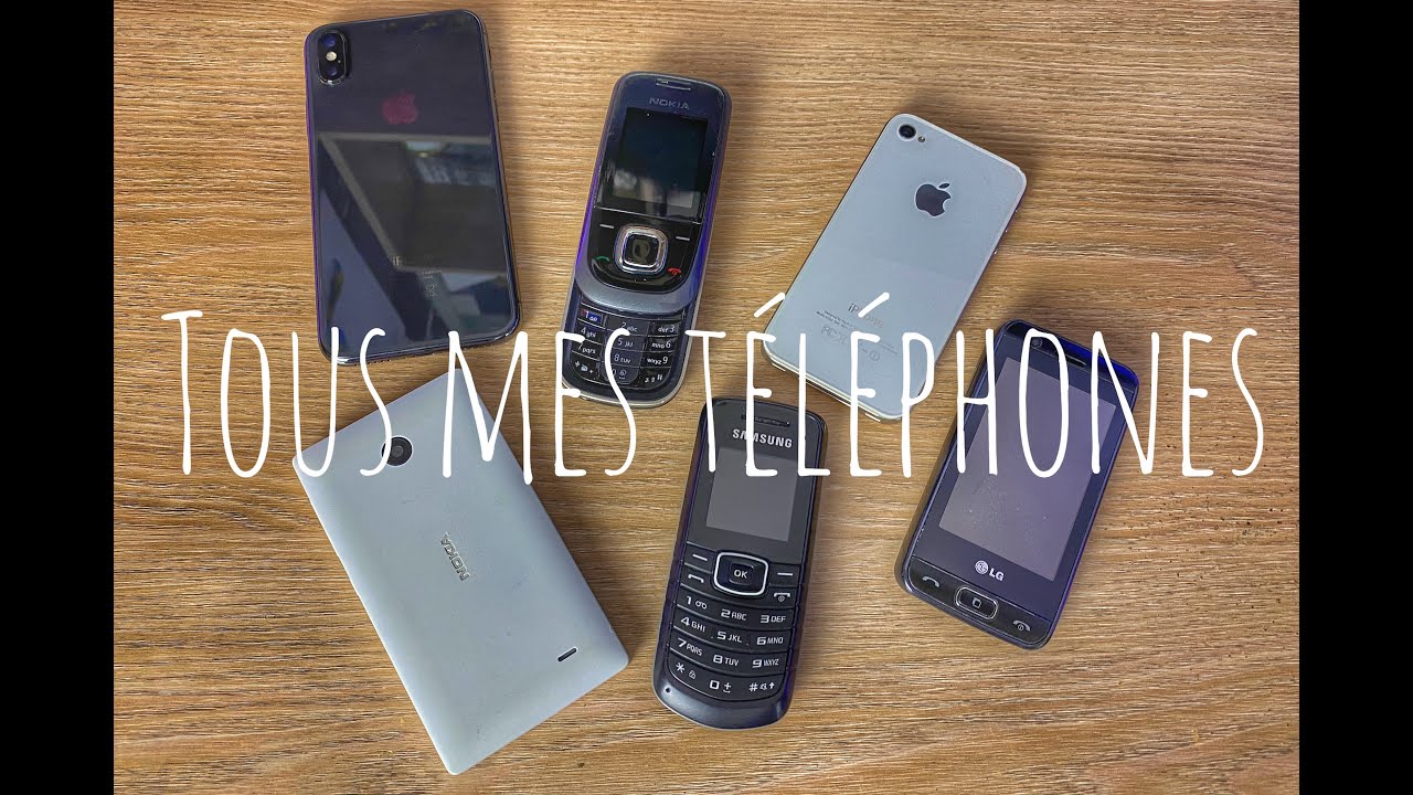 Eh iJulienM, quels sont tous tes anciens t&eacute;l&eacute;phones ? (iPhone et autres)