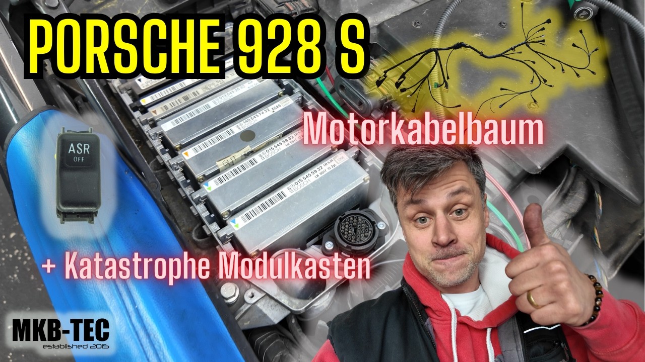 Auto stand 3 Jahre in der Werkstatt! | Porsche 928 Kabelbaum | #einfachmachen #immerweiter