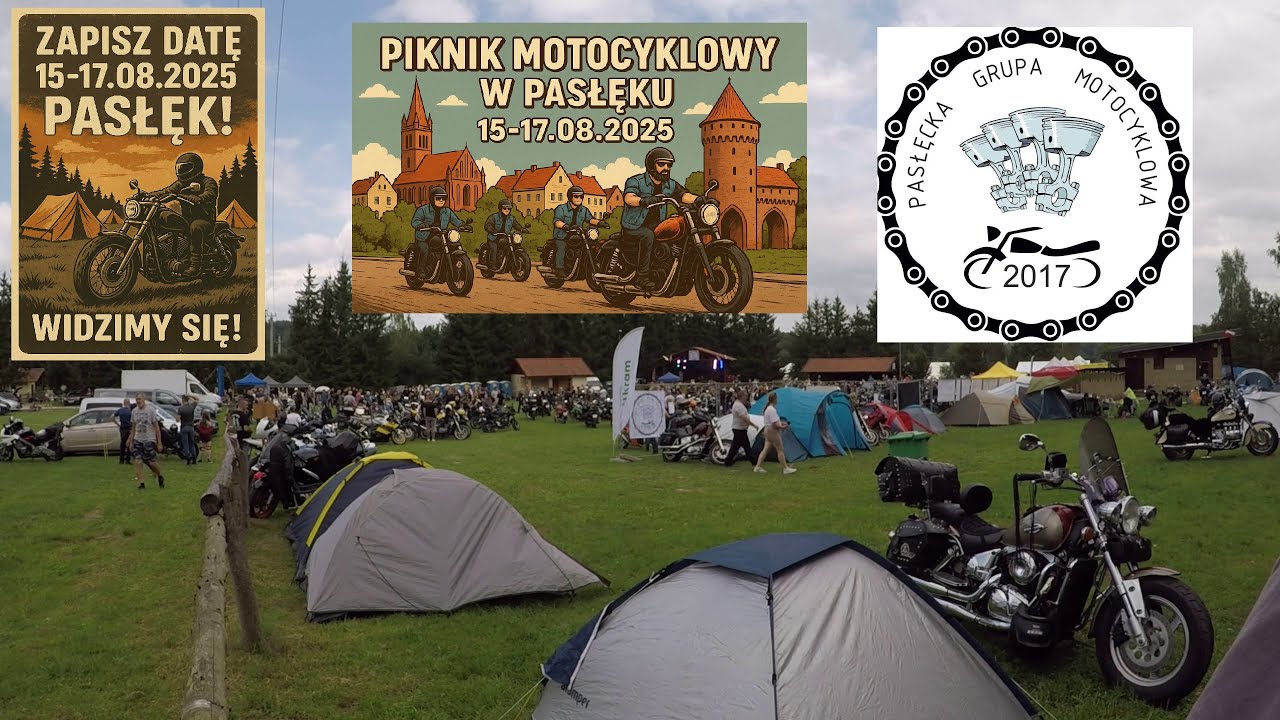 Piknik Motocyklowy w Pasłęku 15-17.08.2025