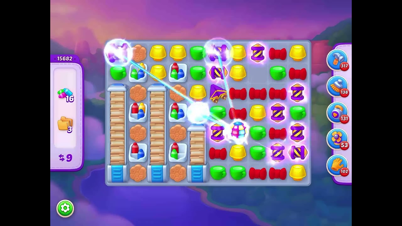 Homescapes level 15682 hard
