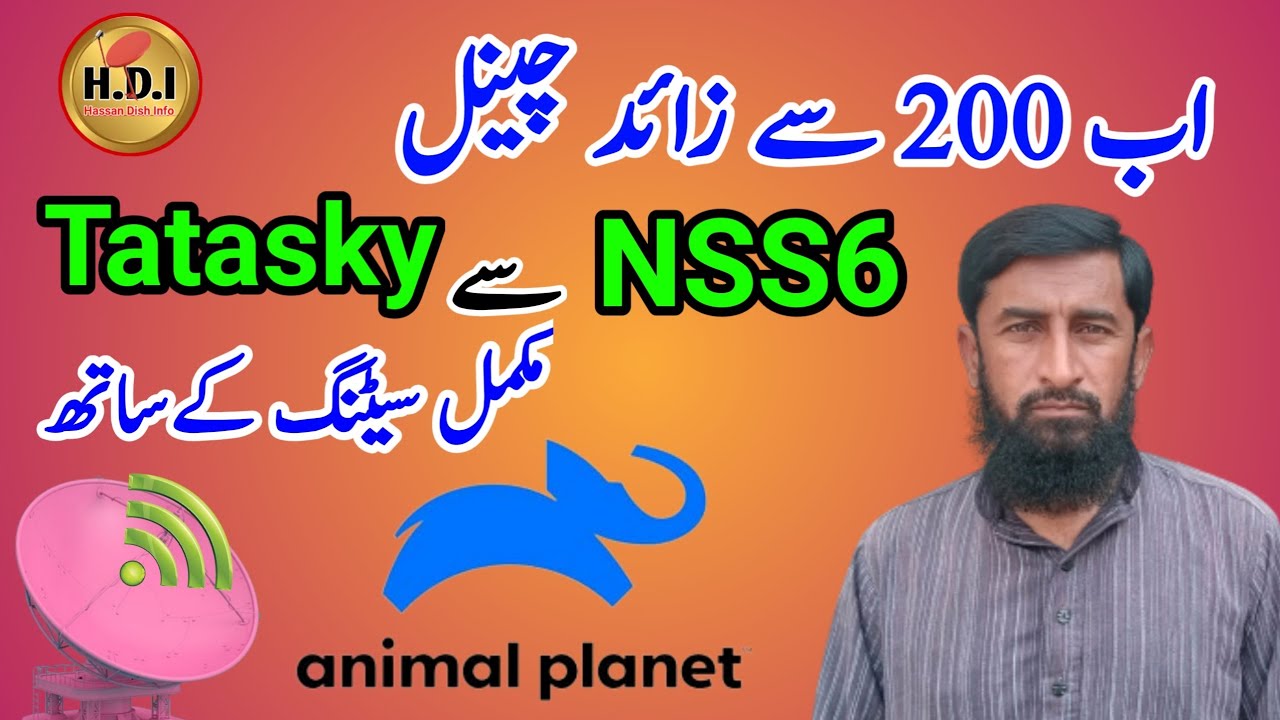 NSS6 to Tatasky complete method and new channel | Hassan dish info