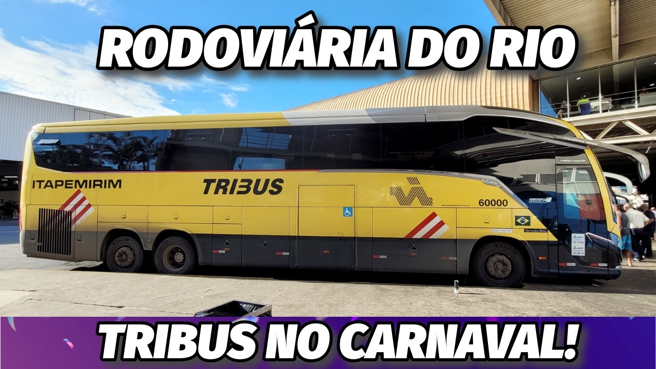 G8 RETRÔ TRIBUS da NOVA ITAPEMIRIM!  Último Vídeo do Carnaval na RODOVIÁRIA do RIO DE JANEIRO
