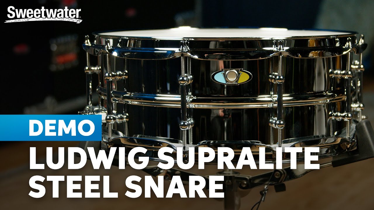 Ludwig Supralite Snare: Rich Overtones, Precise Attack & More