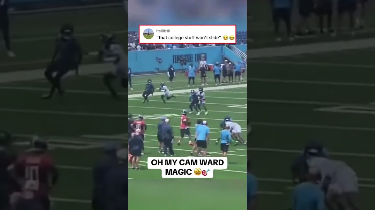 Cam Ward is already turning heads! 🤩