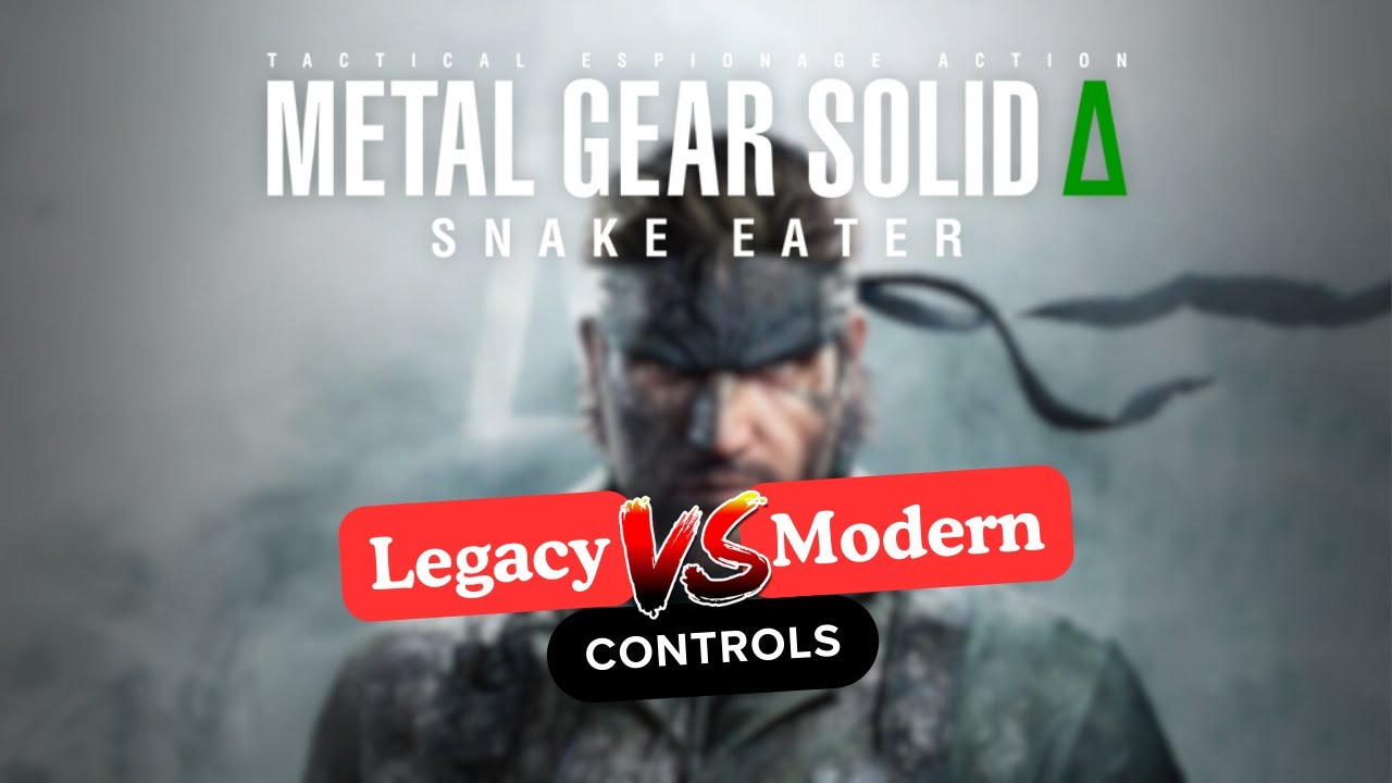 Metal Gear Solid Delta Controls Comparison - Legacy vs Modern