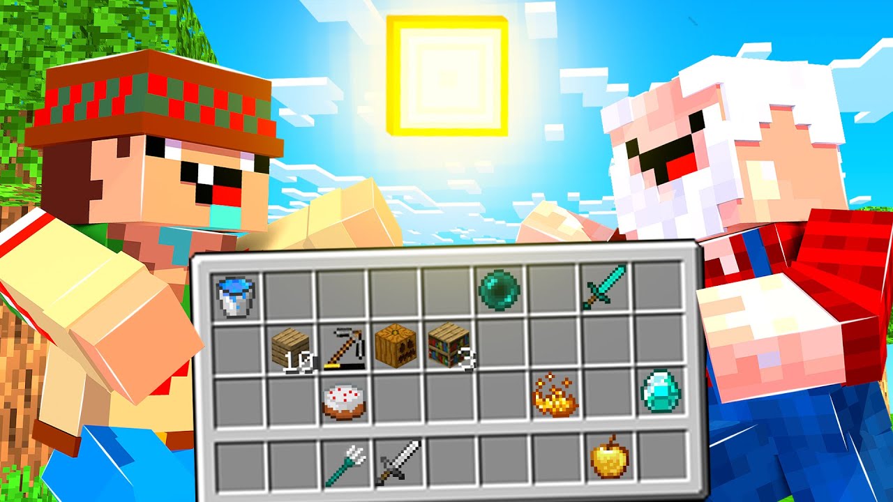 &iexcl;SILVIO y PANCRACIO COMPARTEN el MISMO INVENTARIO! 😂💼 MINECRAFT con SILVIOGAMER Y PANCRACIO