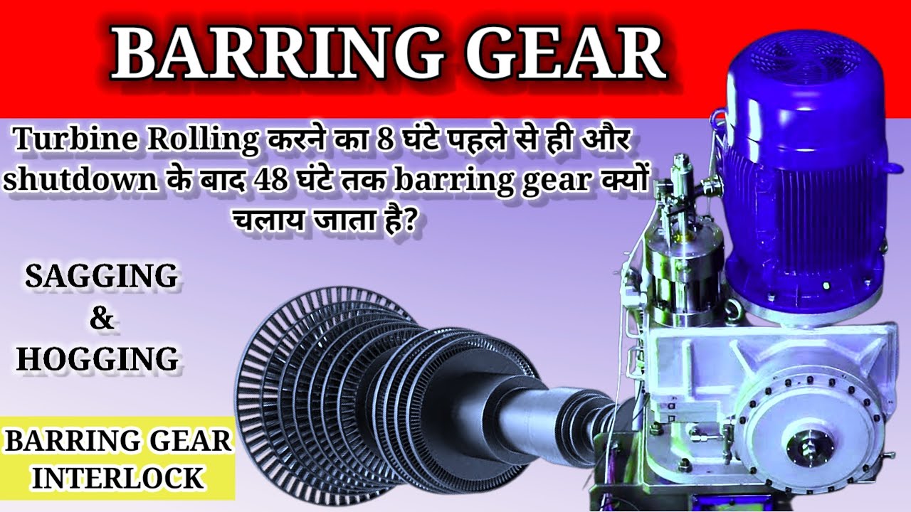 BARRING GEAR||SAGGING AND HOGGING||BARRING GEAR IN STEAM TURBINE||TURNING GEAR||RAJ POUDEL