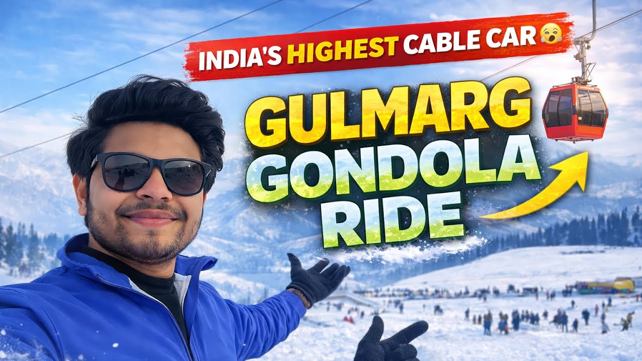 ₹1800 Mein Itna Mazaa? 😳 Gulmarg Gondola Ride Full Experience