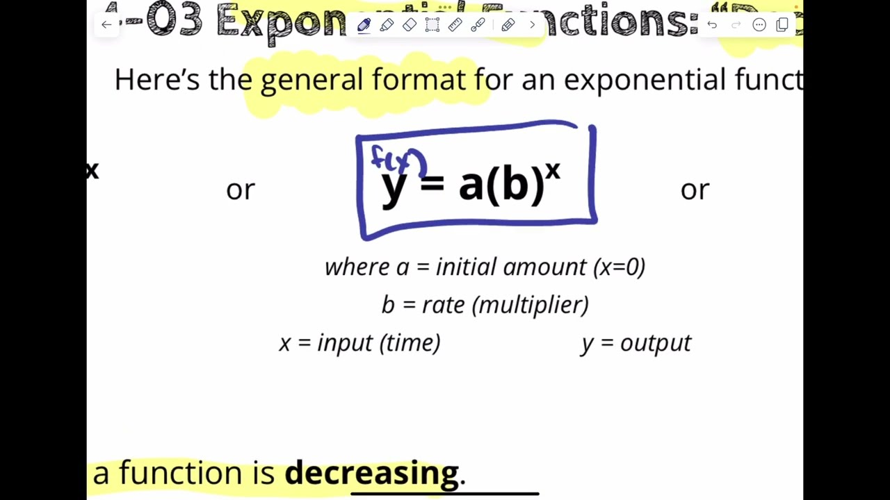 Exponential Decay with Percents