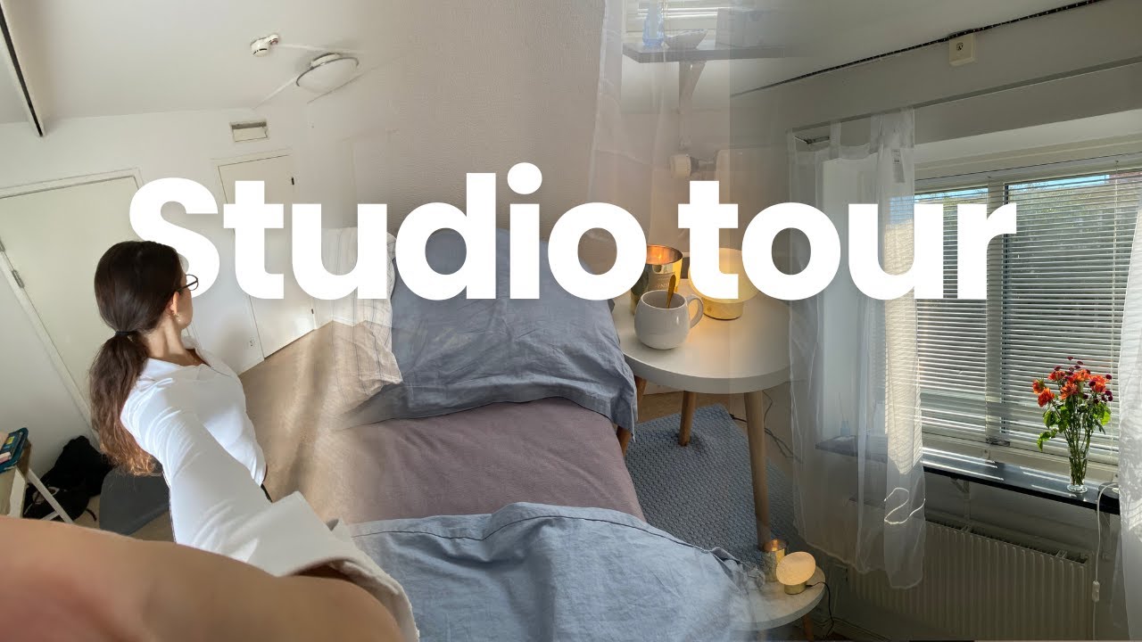 Visite de mon studio en Erasmus en Suède 🇸🇪 (430€ CC/mois)