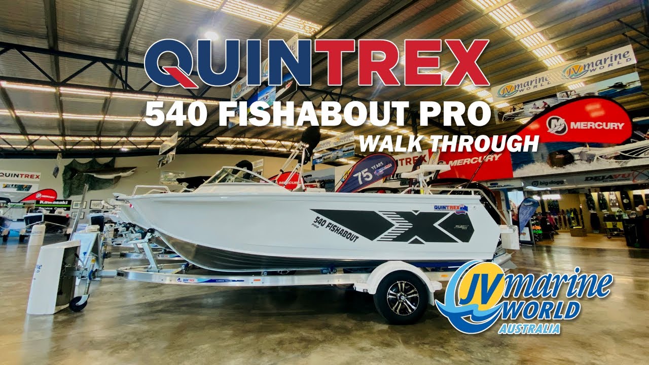 Quintrex 540 Fishabout PRO - Walk Through Video