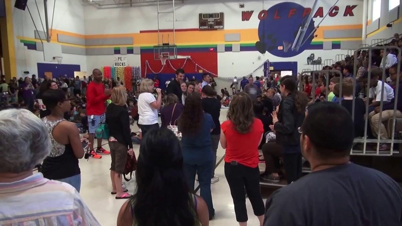 2015 Alpha Wolf of the Year winners at Slaughter Elementary