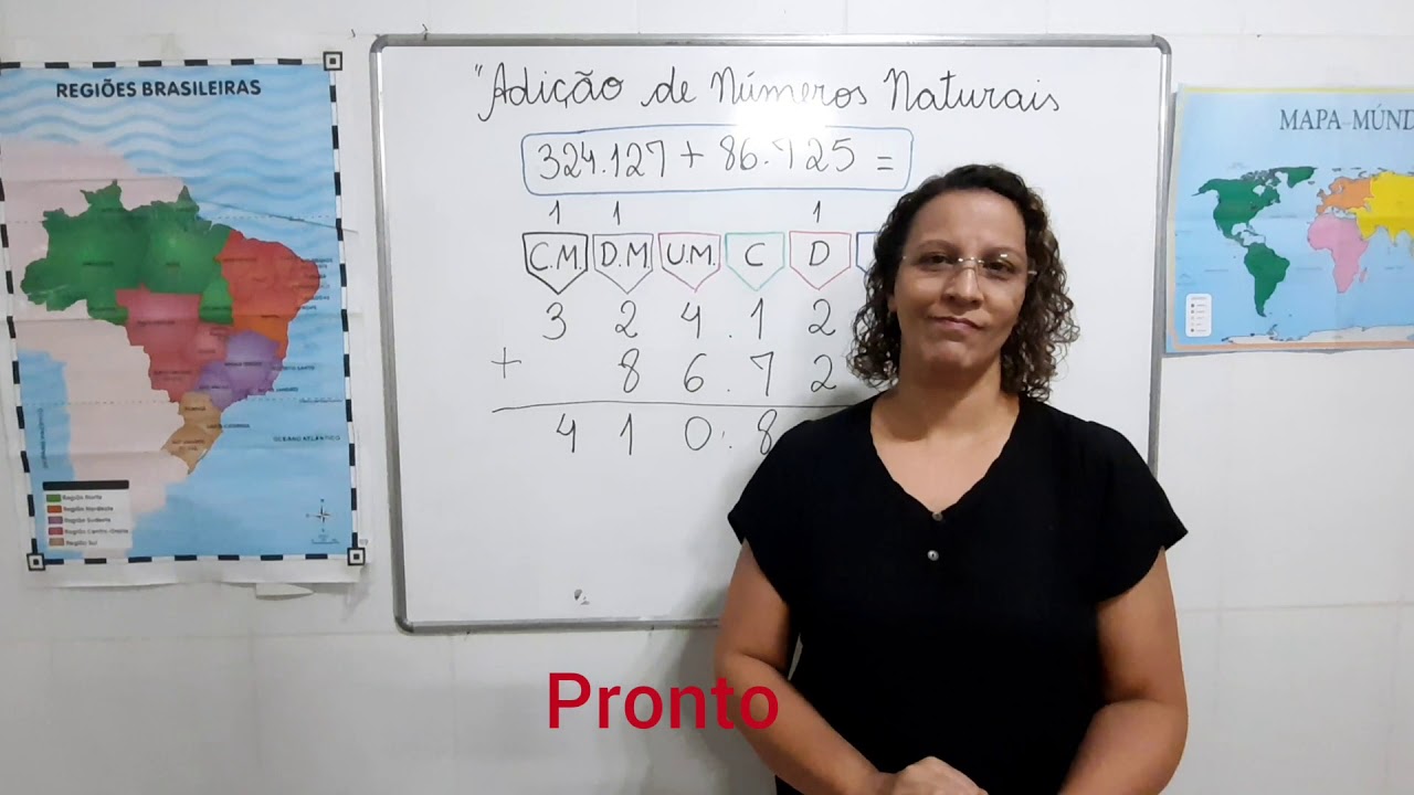 AULA 10: MATEMÁTICA  EM LIBRAS - ADIÇÃO DE NÚMEROS NATURAIS