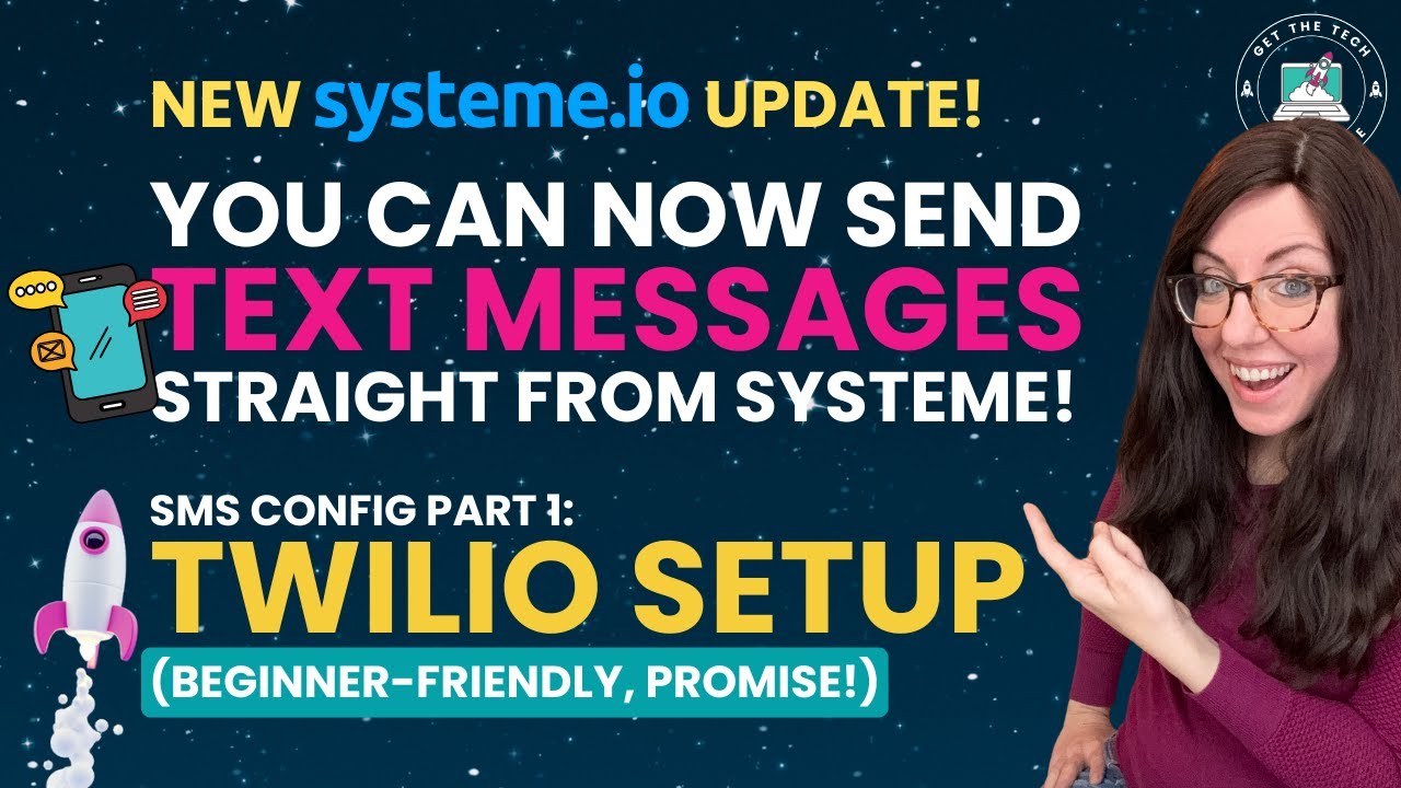 NEW! Your First Step to Set Up SMS Messaging in Systeme.io (Beginner Twilio Tutorial)