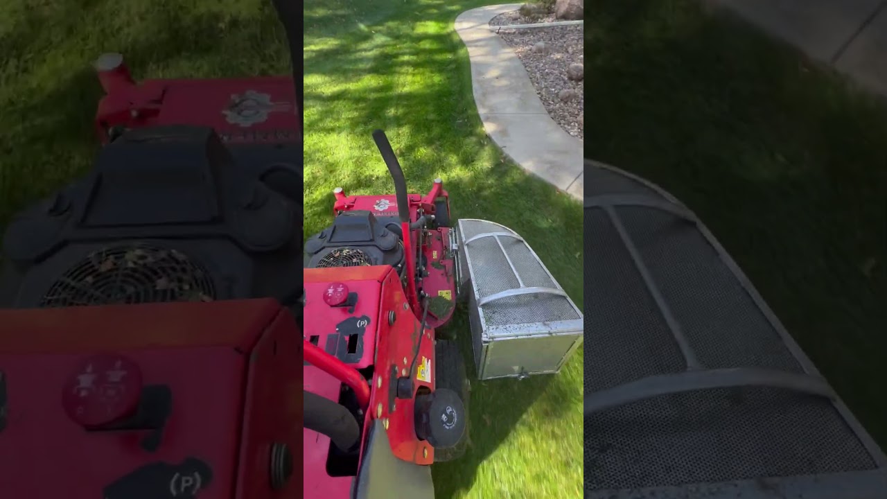 Gravley pro stance 36&rdquo; bagging leaves #foryou #shortsvideo #subscribe #satisfying #shortsfeed #fyp