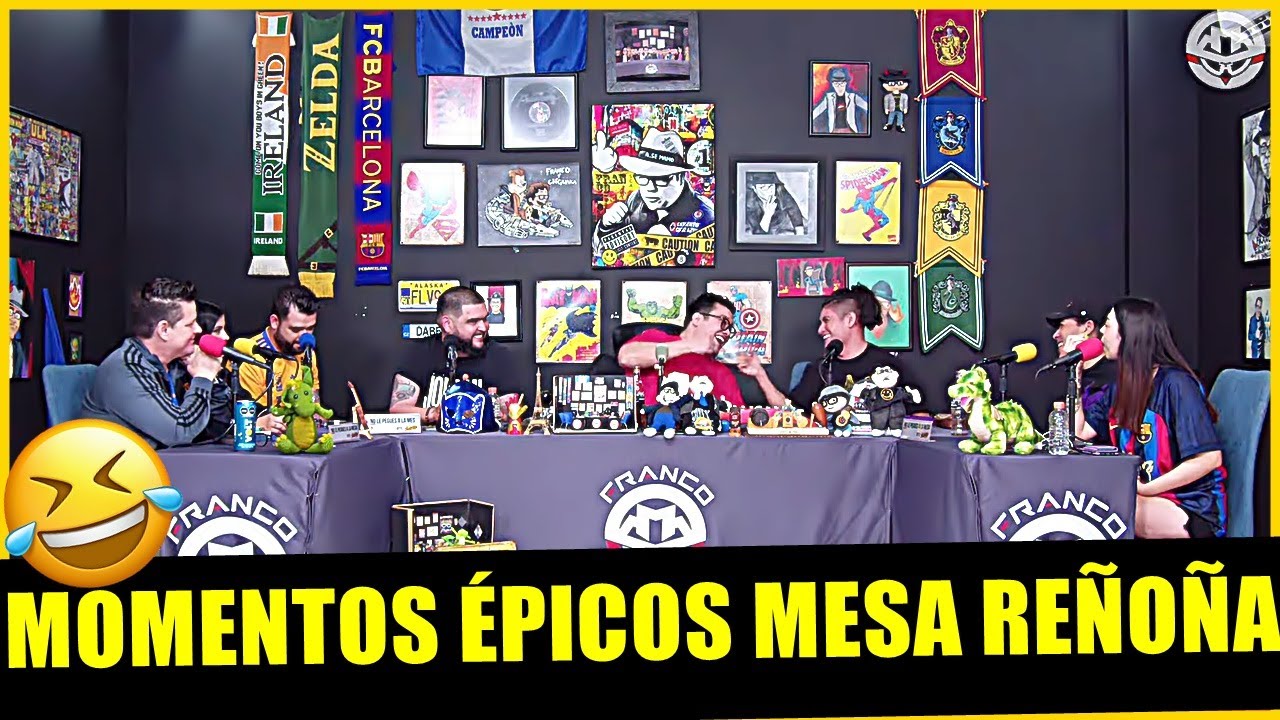 Los Momentos M&aacute;s &Eacute;PICOS En La Mesa Re&ntilde;o&ntilde;a 😂 │ Christian Meza, Franco Escamilla, La Mole,  Mejorado