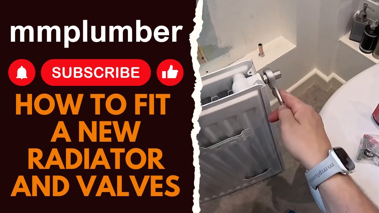 How to fit a new radiator and valves