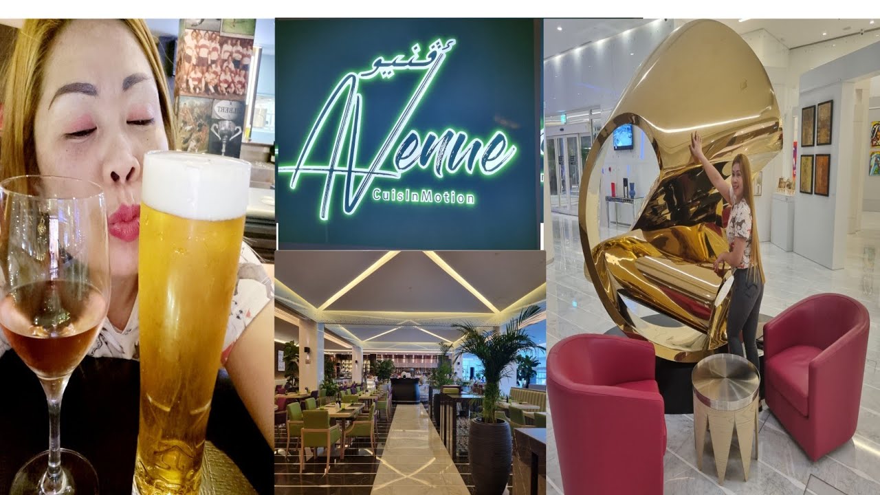 Отдых в баре The SCORE и ужин в ресторане Avenue #PULLMAN DOHA WESTBAY HOTEL #VIRAL #ANALYN T.ELS