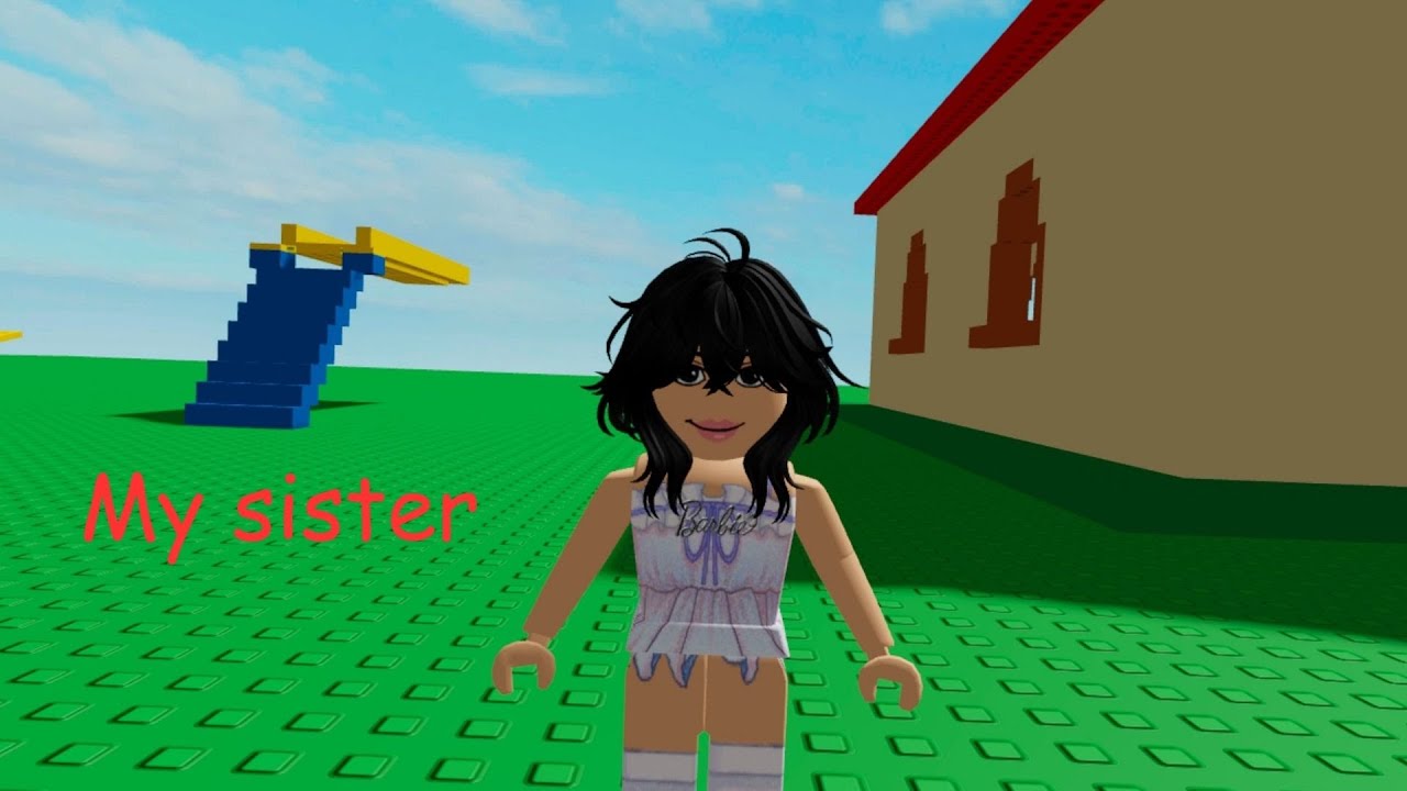 My SISTER tries roblox voice chat