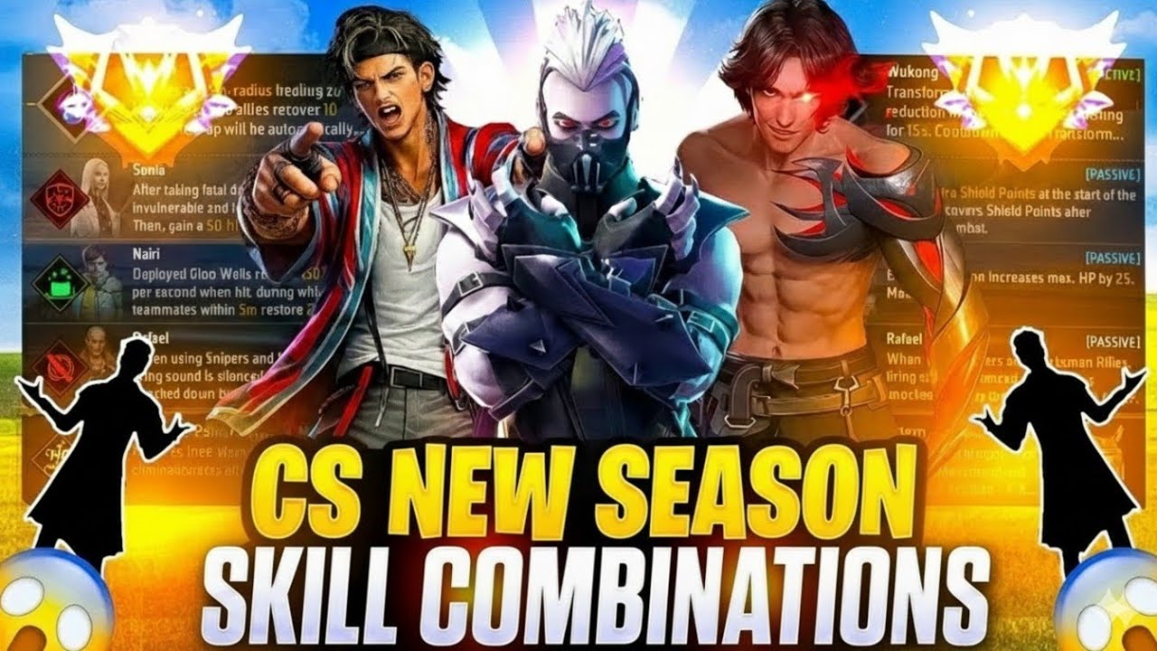 I found cs rank best character skill combination 😱