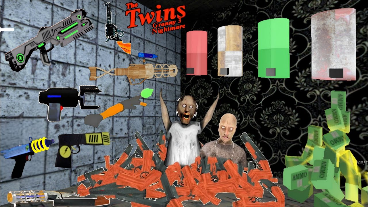The Twins Remade New Update - With Unlimited Weapons Room and Granny 3 Enhanced