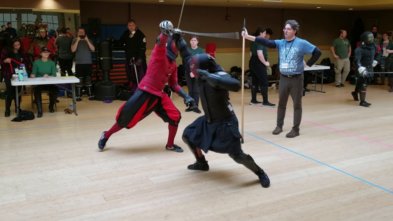 Adam v Tanner, Sword in 1 hand, Armizare 2020