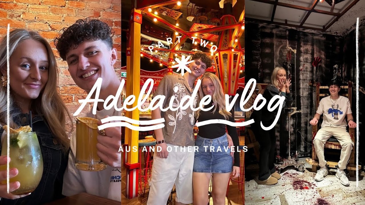 Part two in Adelaide: visiting Hijinx hotel 🎪, Adelaide markets, Hahndorf and a SAW escape room?! 😱